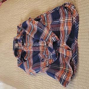 Women's M Duluth Trading Co. Plaid Tunic